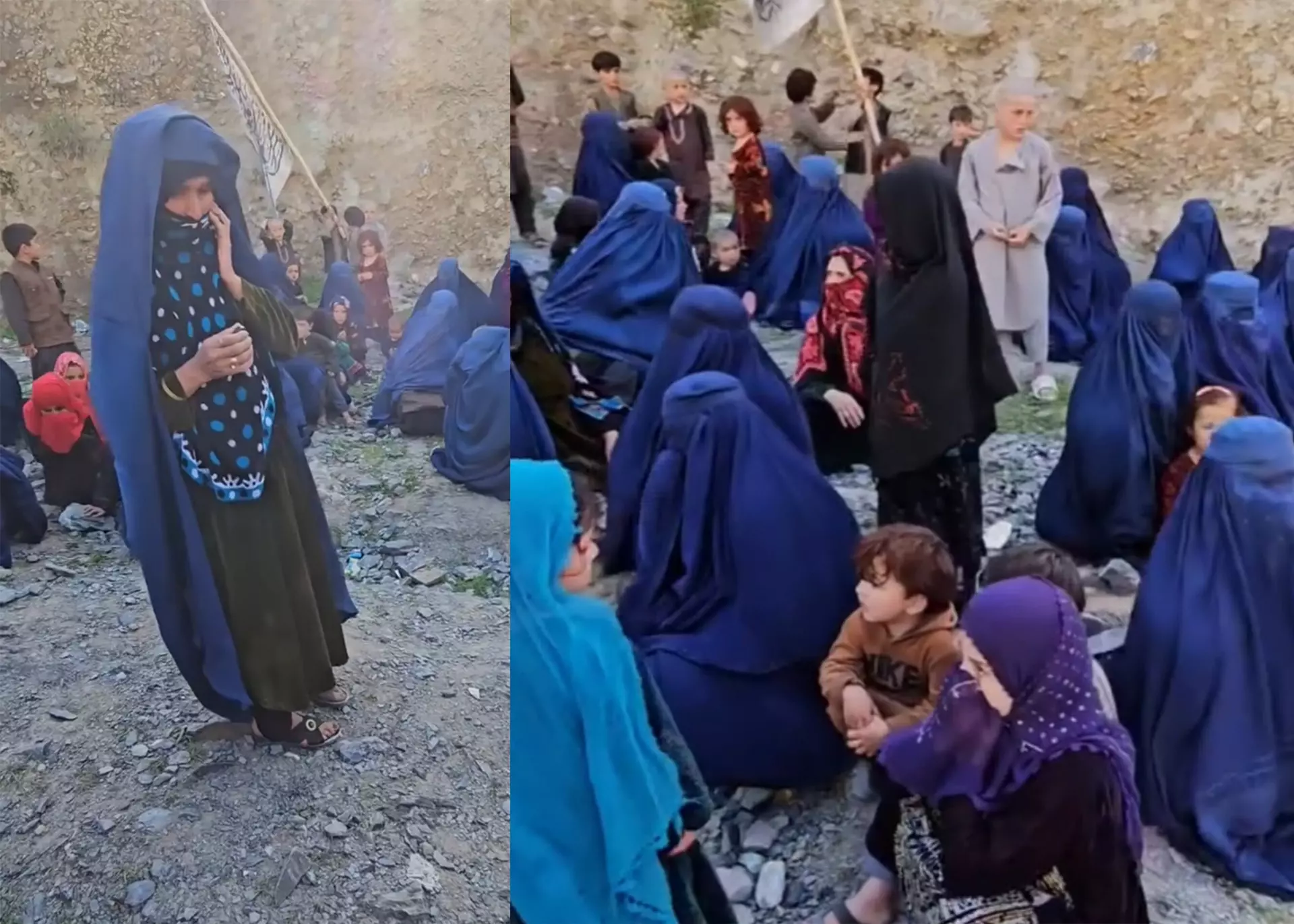 چپاول بر سر طلا؛ زنان بدخشان علیه طالبان اعتراض کردند