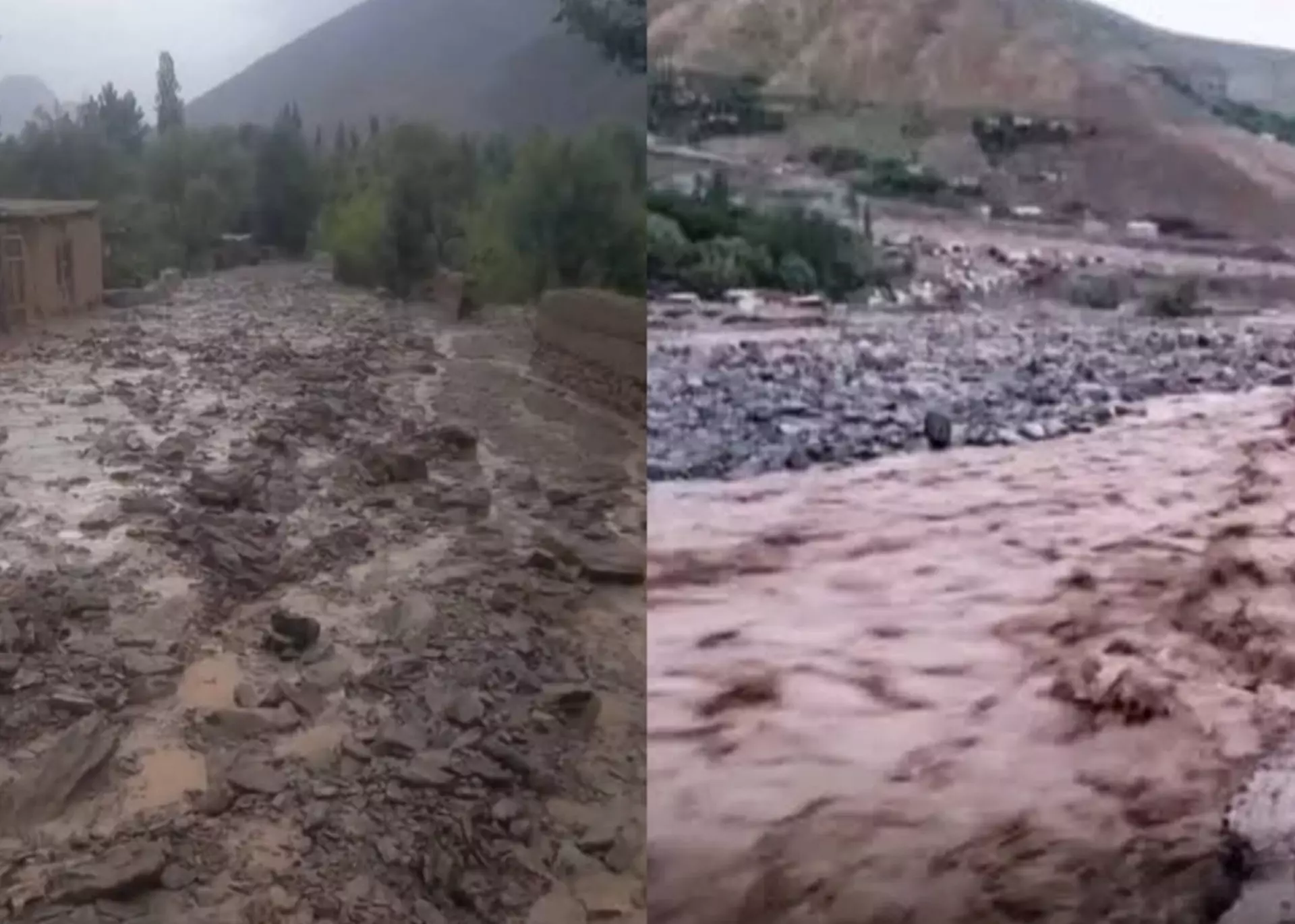 سیلاب‌های مرگبار در بدخشان؛ دو تن جان باختند و خسارات گسترده برجای ماند