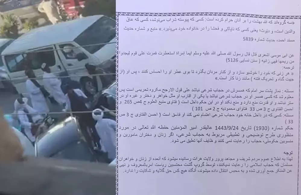 طالبان در هرات: زنی که بدون برقع بیرون شود و مو یا رویش دیده شود به زندان می‌بریم