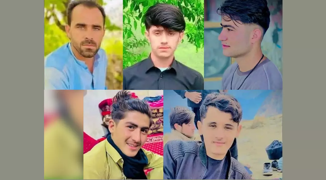 مرزبانان ایران پنج جوان اهل ننگرهار را به رگبار بستند