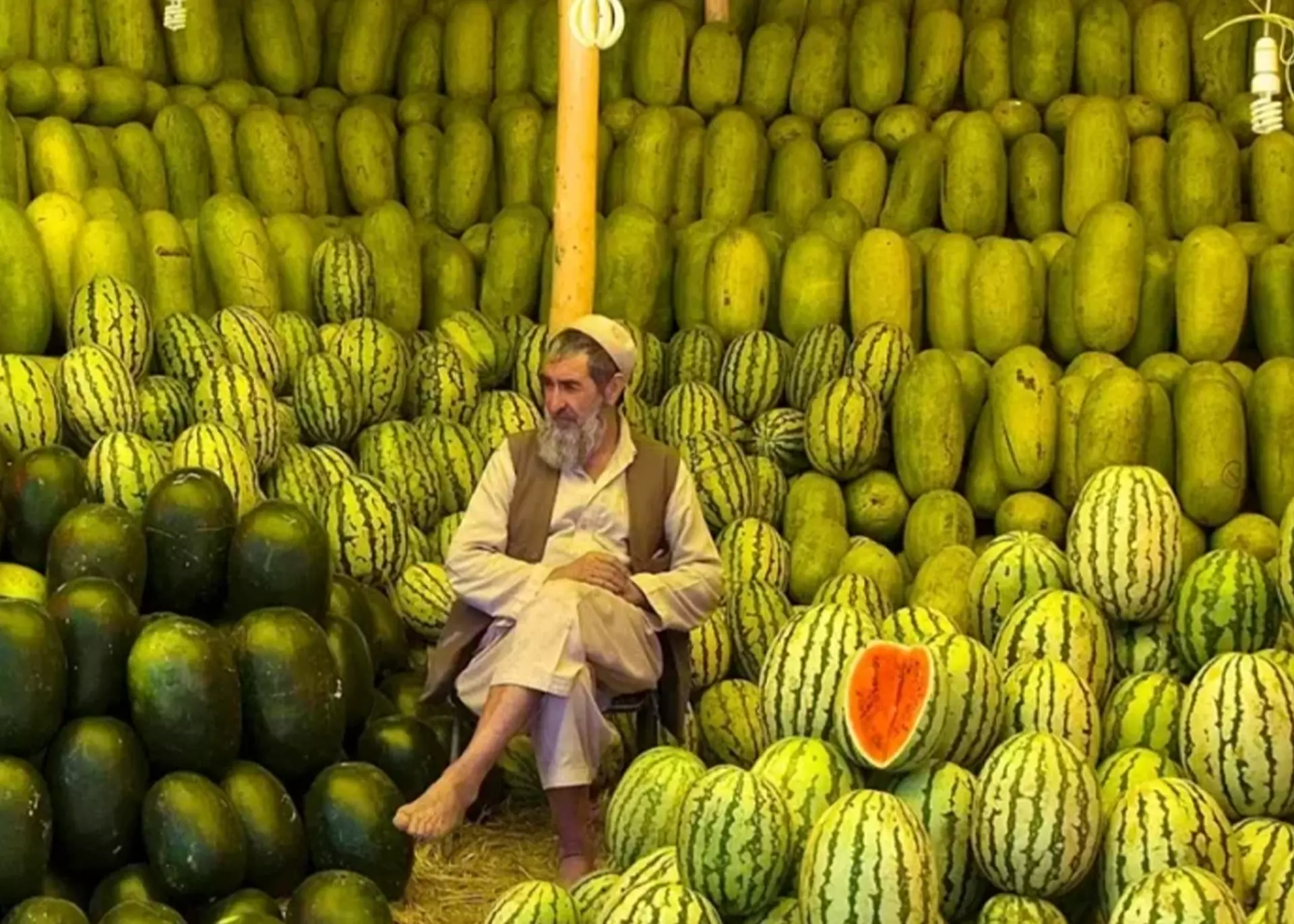 کشاورزان بغلان: افزایش تولید خربوزه و تربوز، سودی برای ما نداشته است