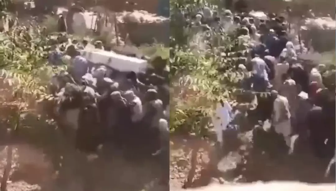 تشییع جنازه حسیب پنجشیری؛ طالبان اجازه اشتراک به نماز جنازه ندادند و با ملاامام خشونت کردند