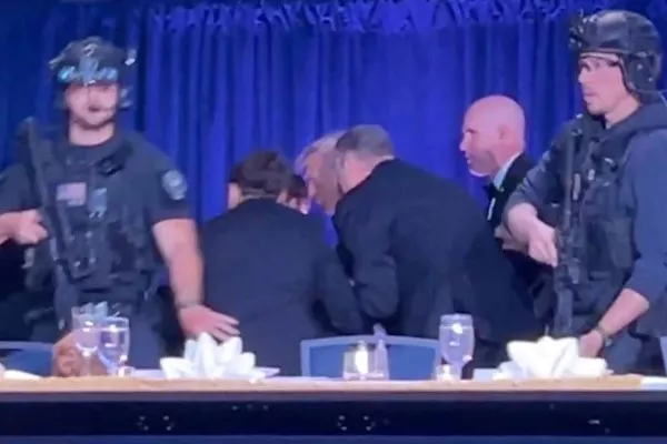 ضیافت شام ترمپ در واشنگتن هیلتون با تیراندازی به‌هم ریخت