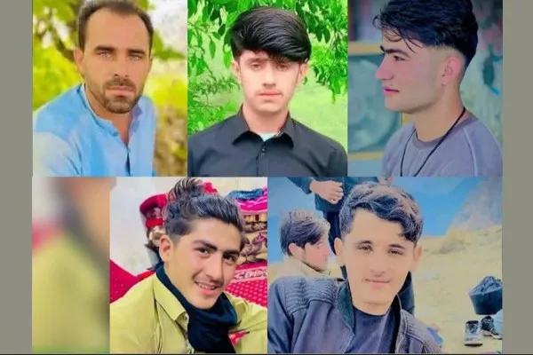 مرزبانان ایران پنج جوان اهل ننگرهار را به رگبار بستند