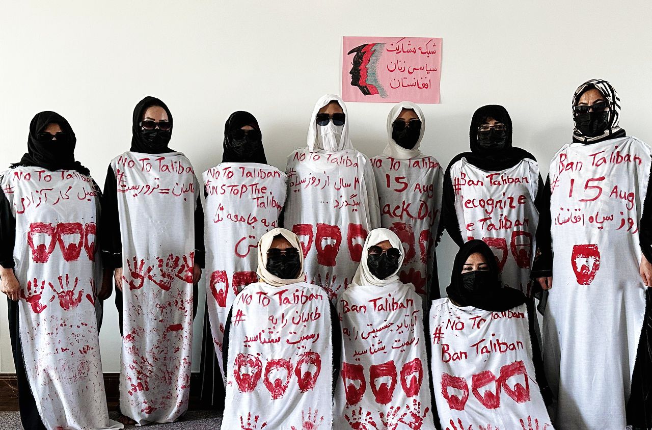 زنان معترض: ۱۵ اگست نمادی از واگذاری بی‌دلیل قدرت به یک گروه تروریستی است