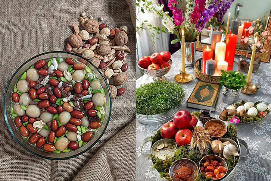 سفره‌ی رنگین نوروز؛ هفت سین و هفت میوه چیست؟