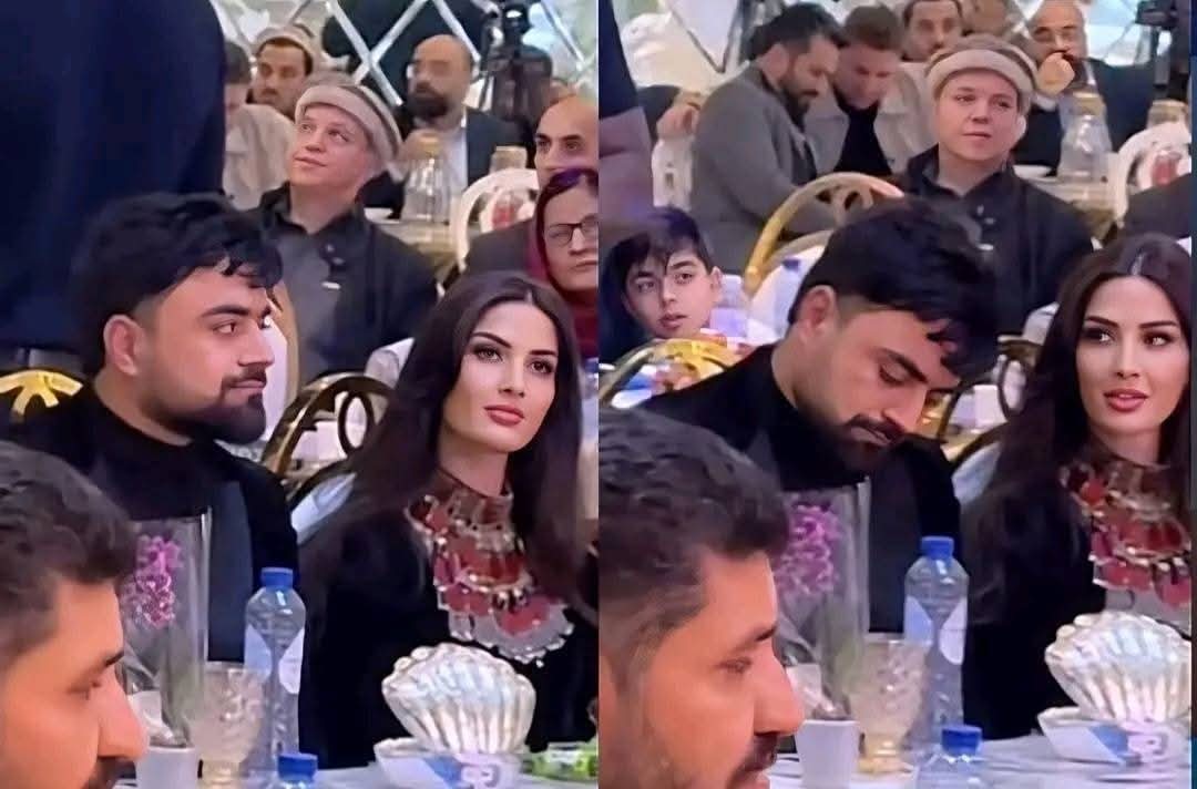 زنی که در کنار راشد خان دیده شد همسر چندم اوست؟