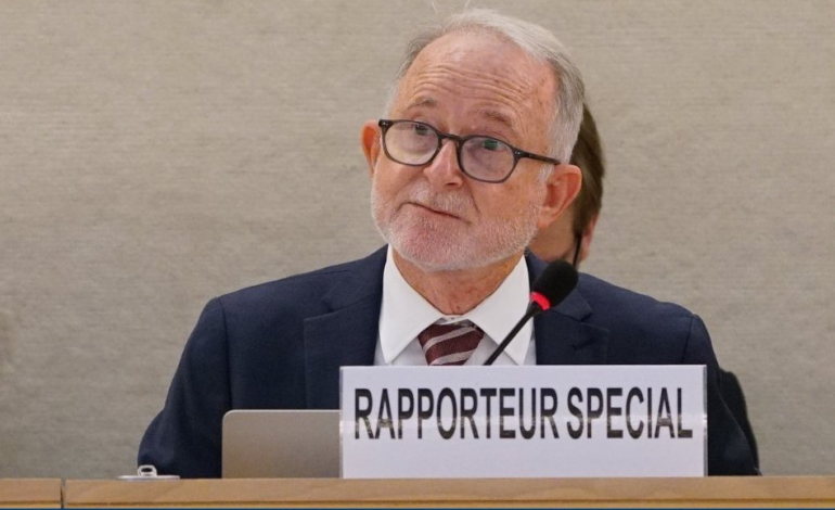 ریچارد بنت گزارش صحت زنان و دختران افغانستان را به شورای حقوق بشر ارائه کرد